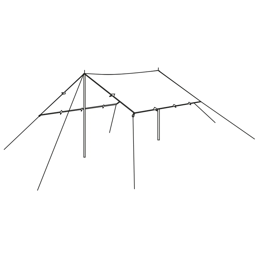 Robens Tarp 4 X 4 Trail Range - Tarp 6 Robens Tarp 4 X 4 Trail Range - Tarp – Bild 4