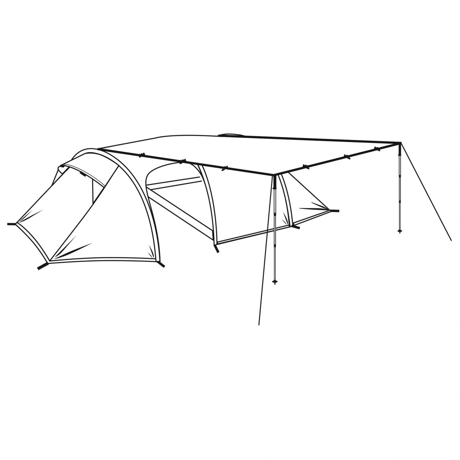 Robens Tarp 4 X 4 Trail Range - Tarp 10 Robens Tarp 4 X 4 Trail Range - Tarp – Bild 8