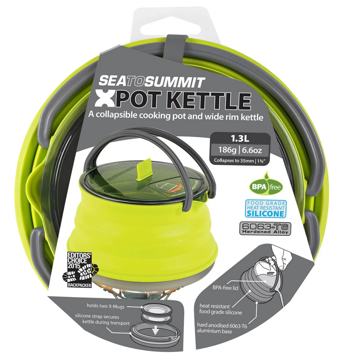 Sea To Summit X-Kettle - Topf 3 Sea To Summit X-Kettle - Topf