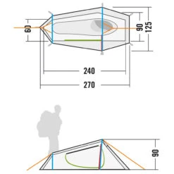 Tatonka Kyrkja - 1-Personen Zelt -Abenteuer Ausrustung Geschaft tatonka kyrkja 1 personen zelt detail 4