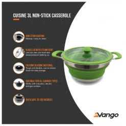 Vango Cuisine Casserole - Topf -Abenteuer Ausrustung Geschaft vango cuisine casserole topf detail 5