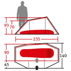 Wechsel Aurora 1 - 1-Personen Zelt -Abenteuer Ausrustung Geschaft wechsel aurora 1 1 personen zelt detail 5