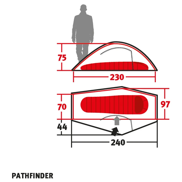 Wechsel Pathfinder - 1-Personen Zelt 4 Wechsel Pathfinder - 1-Personen Zelt – Bild 2